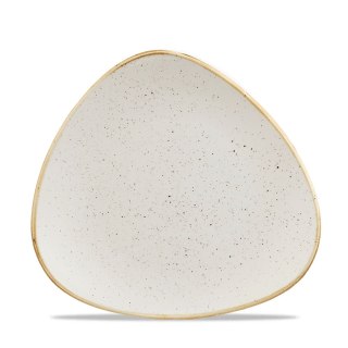 Talerz trójkątny Stonecast Barley White, 190mm