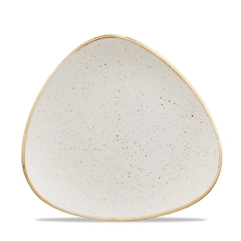 Talerz trójkątny Stonecast Barley White, 190mm