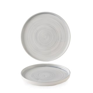 Talerz z wysokim rantem Stonecast Canvas Grey, 160mm