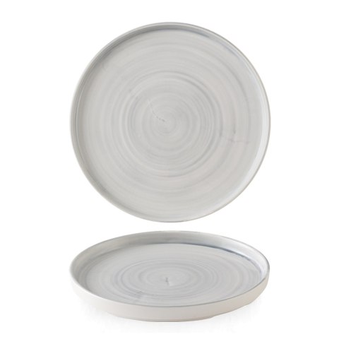 Talerz z wysokim rantem Stonecast Canvas Grey, 260mm