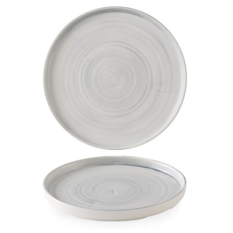 Talerz z wysokim rantem Stonecast Canvas Grey, 305mm