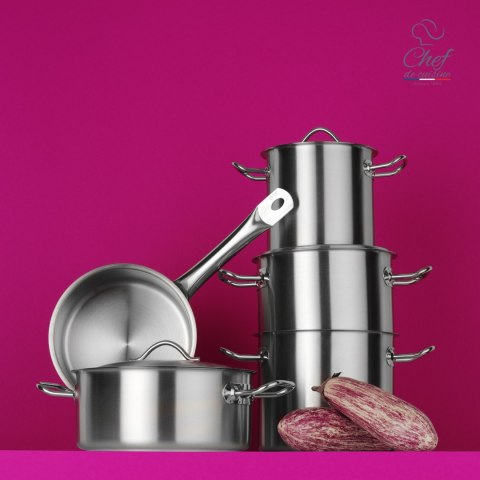 Garnek ze stali nierdzewnej wysoki king size 3l śr. 160x(H)160 mm