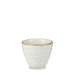 Kubek na frytki ryflowany Stonecast Barley White, 100x80mm, 280ml