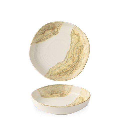 Misa z wysokim rantem o organicznym kształcie Tide Gold, 200mm