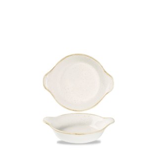 Naczynie okrągłe z uszami Stonecast Barley White, małe, 150x180mm, 300ml