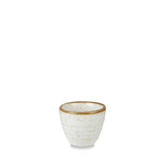 Pojemnik na dip ryflowany Stonecast Barley White, 60x50mm, 60ml