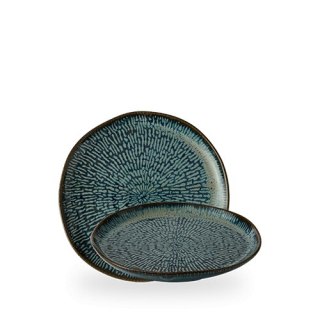 Talerz naturalny Cascade Sapphire Blue, 220mm