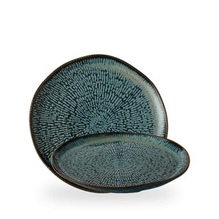 Talerz naturalny Cascade Sapphire Blue, 260mm