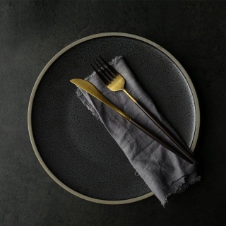 Talerz płytki 210mm Black Crystal