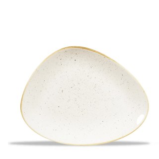 Talerz trójkątny szefa kuchni Stonecast Barley White, 300x210mm