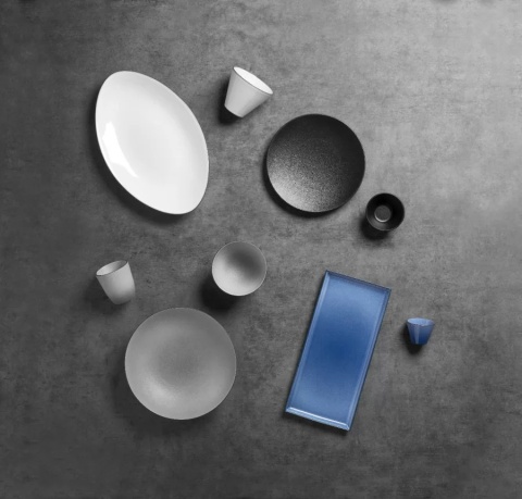 EQUINOXE Talerz owalny biały REVOL