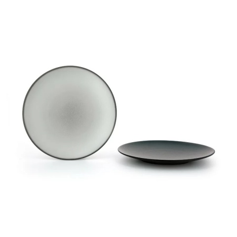 EQUINOXE Talerz płaski czarny REVOL