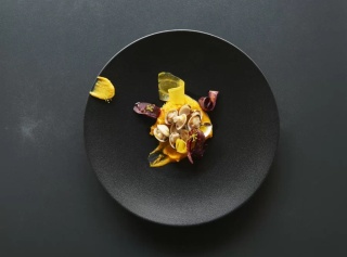 EQUINOXE Talerz płaski 28 cm czarny / REVOL