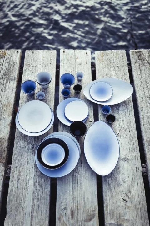 EQUINOXE Talerz płaski niebieski REVOL