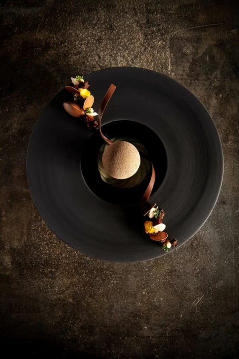 SPHERE Talerz 30,3 cm Black ink / REVOL