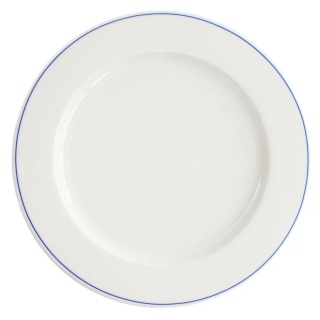 VERLO Talerz płaski FORTE MIZU I niebieskie paski 29 cm