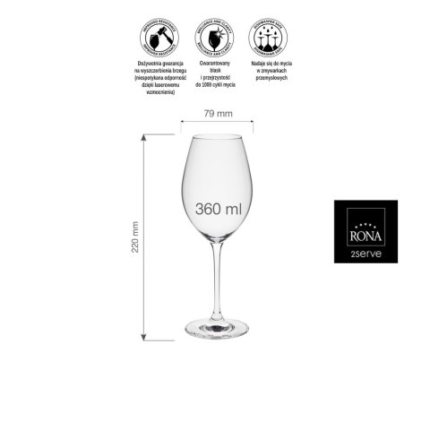 Kieliszek do wina riesling Le Vin, 360ml Kieliszek do wina riesling Le Vin, 360ml
