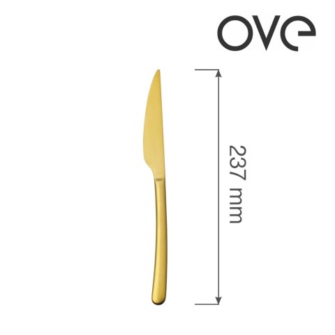 Nóż stołowy Amarone Gold, OVE, 237 mm Nóż stołowy Amarone Gold, OVE, 237 mm