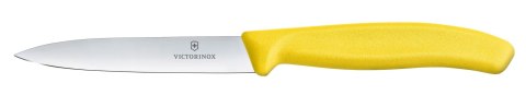 Victorinox Swiss Classic Nóż do jarzyn, gładki, 10 cm, żółty Victorinox Swiss Classic Nóż do jarzyn, gładki, 10 cm, żółty