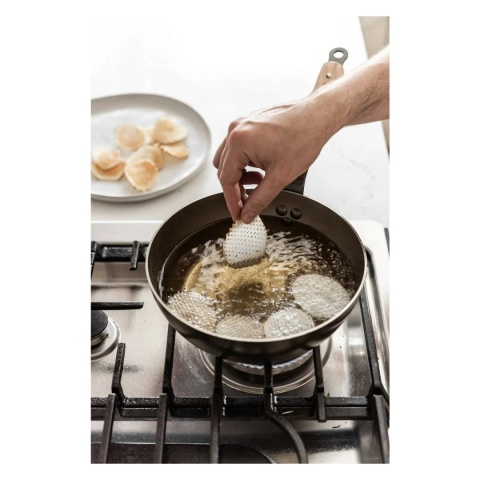 MINERAL B BOIS Patelnia głęboka 24 cm / DE BUYER