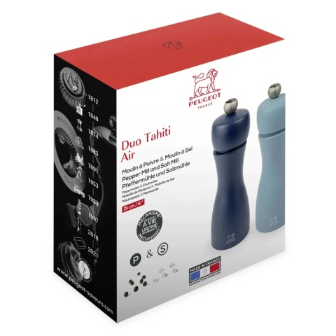 TAHITI DUO Zestaw do soli i pieprzu 15 cm Air / PEUGEOT