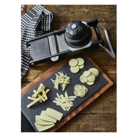 SWING PLUS Mandolina czarna / DE BUYER