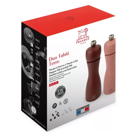 TAHITI DUO Zestaw do soli i pieprzu 15 cm Earth / PEUGEOT