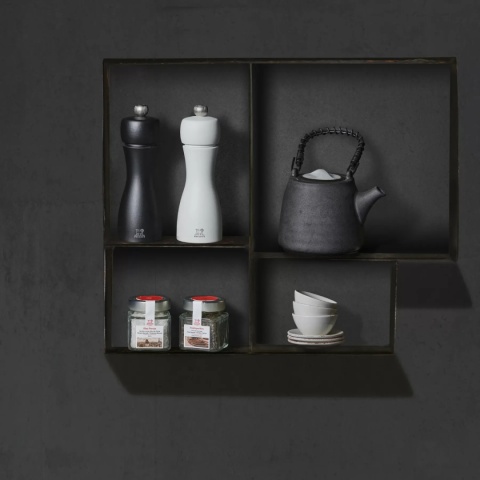 TAHITI Zestaw młynków do soli i pieprzu 15 cm biały/czarny / PEUGEOT