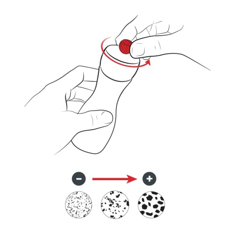 TAHITI Zestaw młynków do soli i pieprzu 15 cm biały/czarny / PEUGEOT