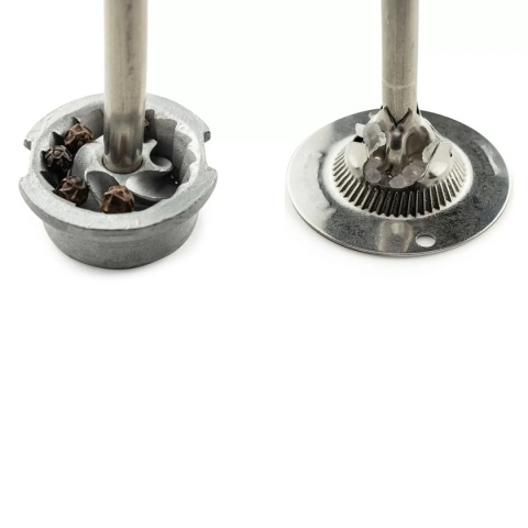 TAHITI Zestaw młynków do soli i pieprzu 15 cm biały/czarny / PEUGEOT