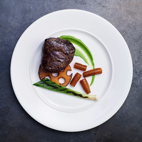 Talerz płytki okrągły Alc Ambience White Standard Rim Std 280 mm