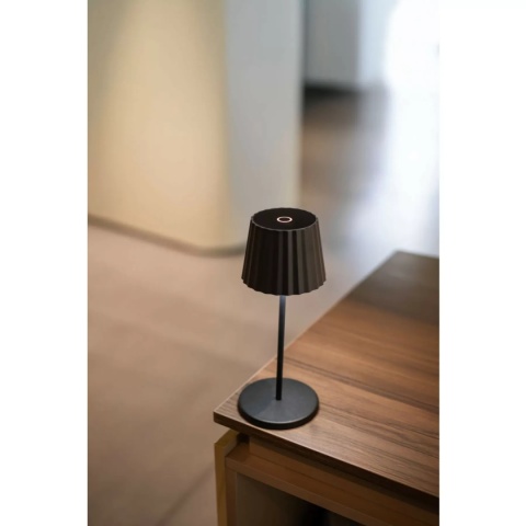 VERLO Lampa stołowa VIENNA 28 cm czarny mat