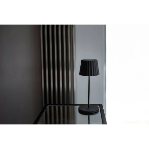 VERLO Lampa stołowa VIENNA 28 cm czarny mat