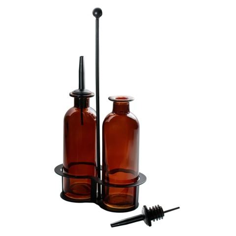 VERLO Zestaw butelek na oliwę ocet ALCHEMIA DUO 2x250 ml