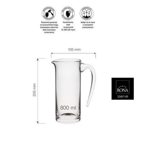 Dzbanek Toscana, 800ml Dzbanek Toscana, 800ml
