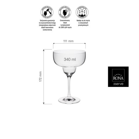 Kieliszek do margarity Edition 340 ml Kieliszek do margarity Edition 340 ml