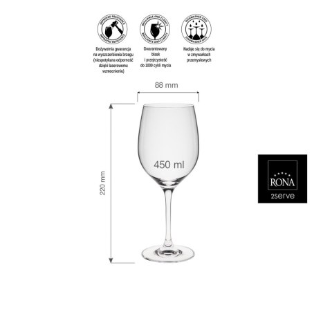 Kieliszek do wina Edition, 450ml Kieliszek do wina Edition, 450ml
