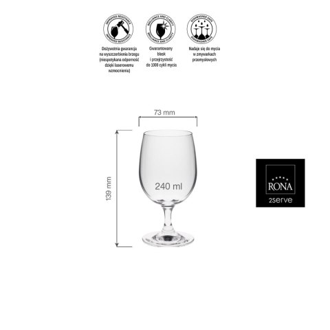 Kieliszek/pokal do wody Invitation, 240ml Kieliszek/pokal do wody Invitation, 240ml