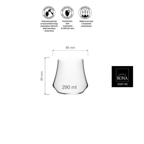 Szklanka Eclipse, 290ml Szklanka Eclipse, 290ml