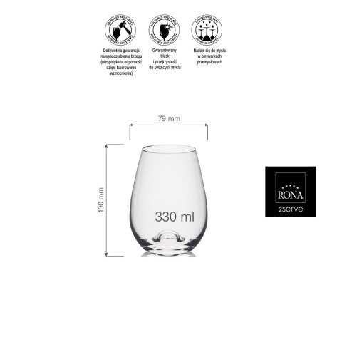 Szklanka Wine Solution, 330ml Szklanka Wine Solution, 330ml