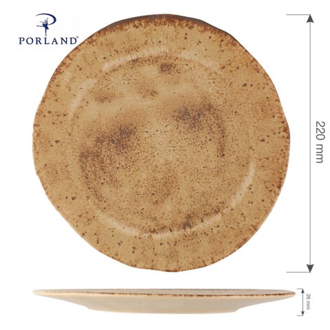 Talerz płytki Natura, 220 mm Talerz płytki Natura, 220 mm