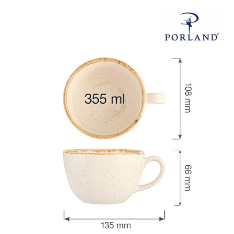 Filiżanka elegancka Sand 320 ml Filiżanka elegancka Sand 320 ml