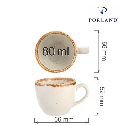 Filiżanka elegancka do espresso Ashen 80 ml Filiżanka elegancka do espresso Ashen 80 ml