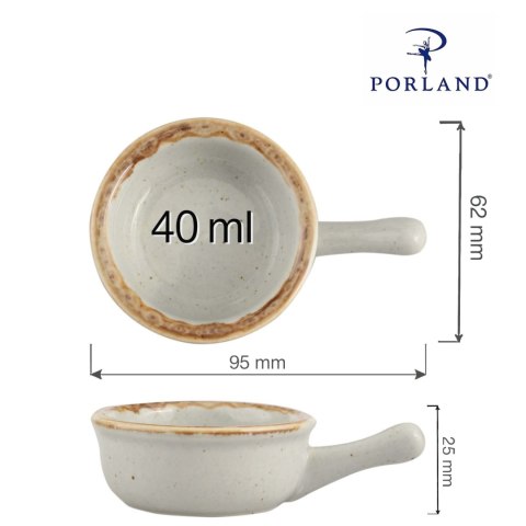 Mini naczynie z rączką Ashen 60 mm Mini naczynie z rączką Ashen 60 mm