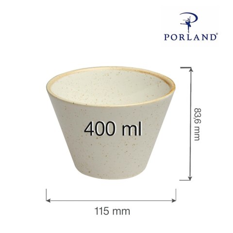 Miska stożkowa Sand 400 ml Miska stożkowa Sand 400 ml