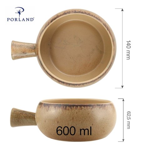 Miska z uchwytem Natura, 600 ml, 140 mm Miska z uchwytem Natura, 600 ml, 140 mm