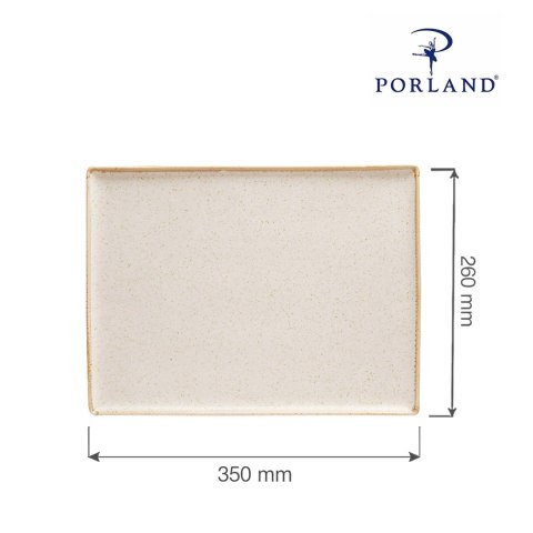 Taca prostokątna Sand 350x260 mm
