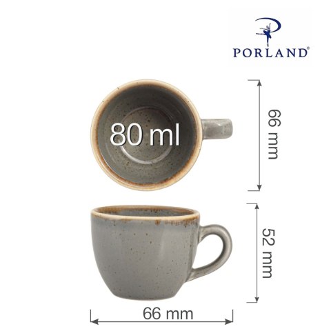 Filiżanka elegancka do espresso Stone 80 ml Filiżanka elegancka do espresso Stone 80 ml