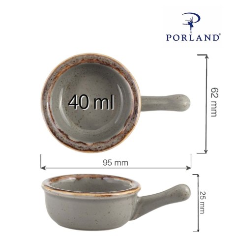 Mini naczynie z rączką Stone 60 mm Mini naczynie z rączką Stone 60 mm