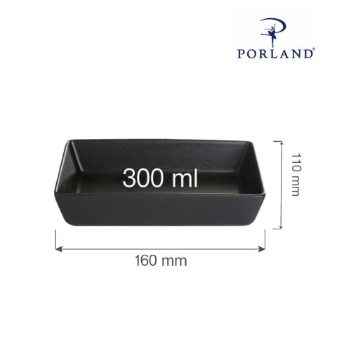 Naczynie do przystawek Coal 160x110 mm Naczynie do przystawek Coal 160x110 mm